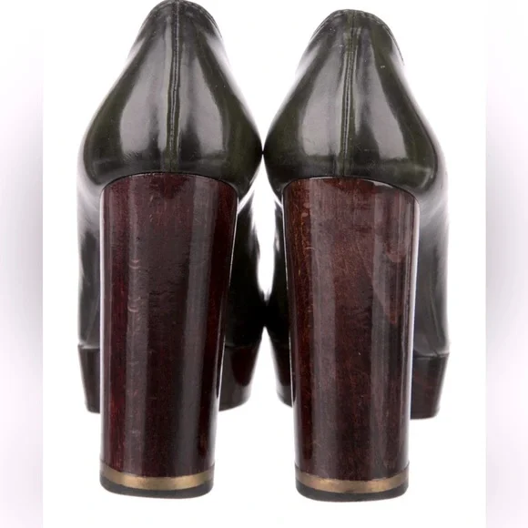 Stella McCartney Vegan Patent Leather Pumps. Size euro 37 (fits US size 6.5) - Picture 4 of 5